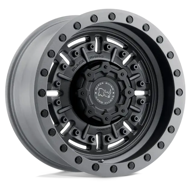Llantas Black Rhino Abrams Textured Matte Gunmetal - 1