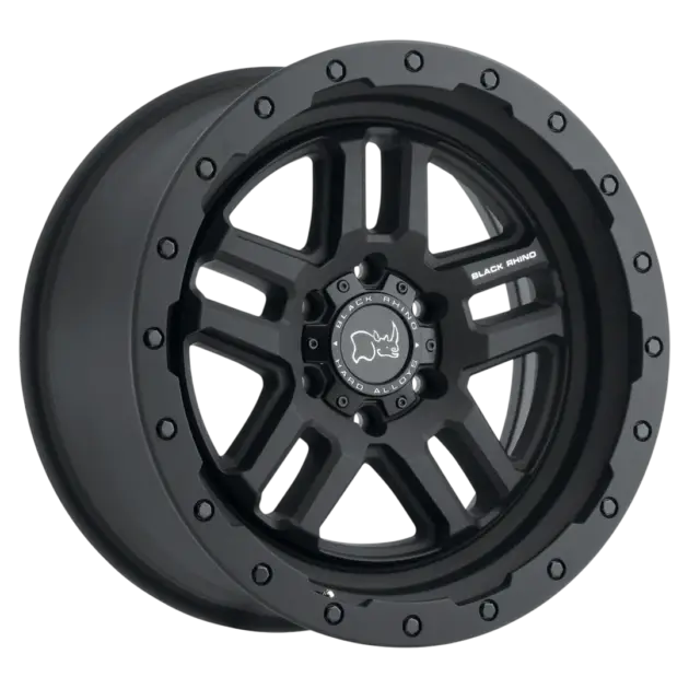 Llantas Black Rhino Barstow Matte Black 6 hoyos - 1