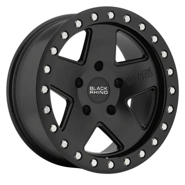 Llantas Black Rhino Crawler Matte Black 5 hoyos - 1