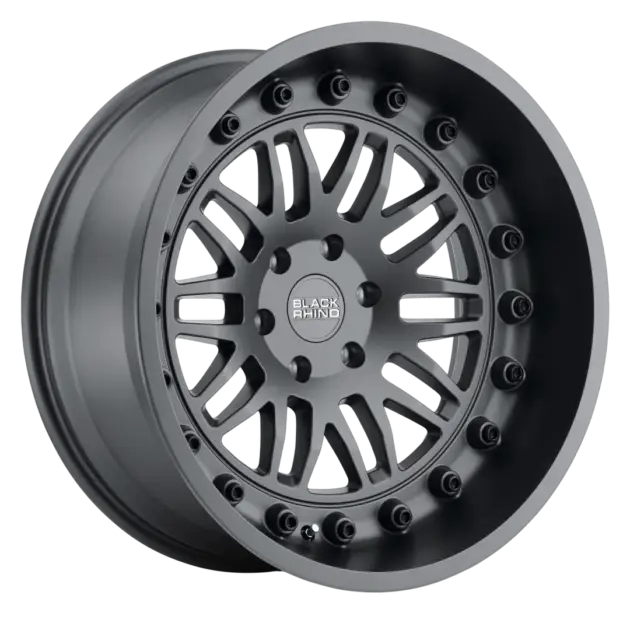Llantas Black Rhino Fury Matte Gunmetal 6 hoyos - 1
