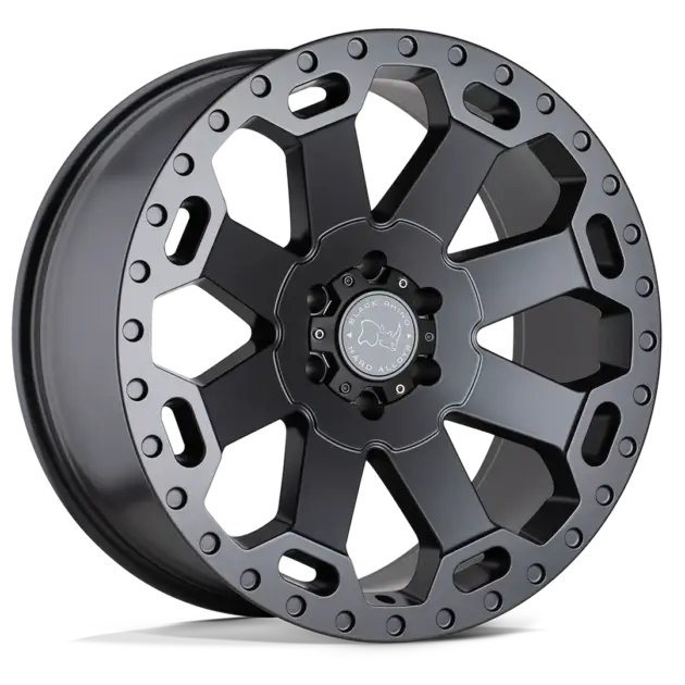 Llantas Black Rhino Warlord Matte Gunmetal 6 hoyos - 1