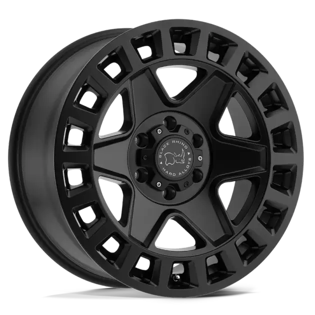 Llantas Black Rhino York Matte Black 6 hoyos - 1