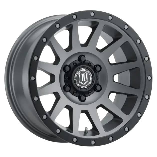 Llantas Icon Compression Titanium 6 Hoyos - 1