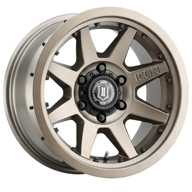 Llantas Icon Rebound Pro Matte Bronze 6 Hoyos - 1