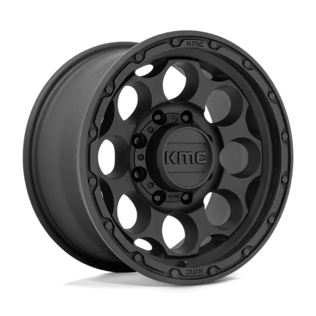 Llantas KMC Dirty Harry Textured Black 8 hoyos - 1