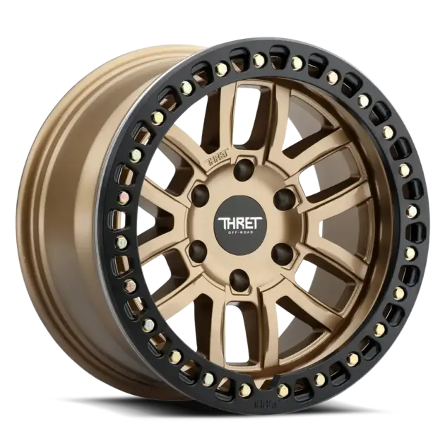 Llantas THRET 602 Maze Beadlock Satin Bronze 6 hoyos - 1