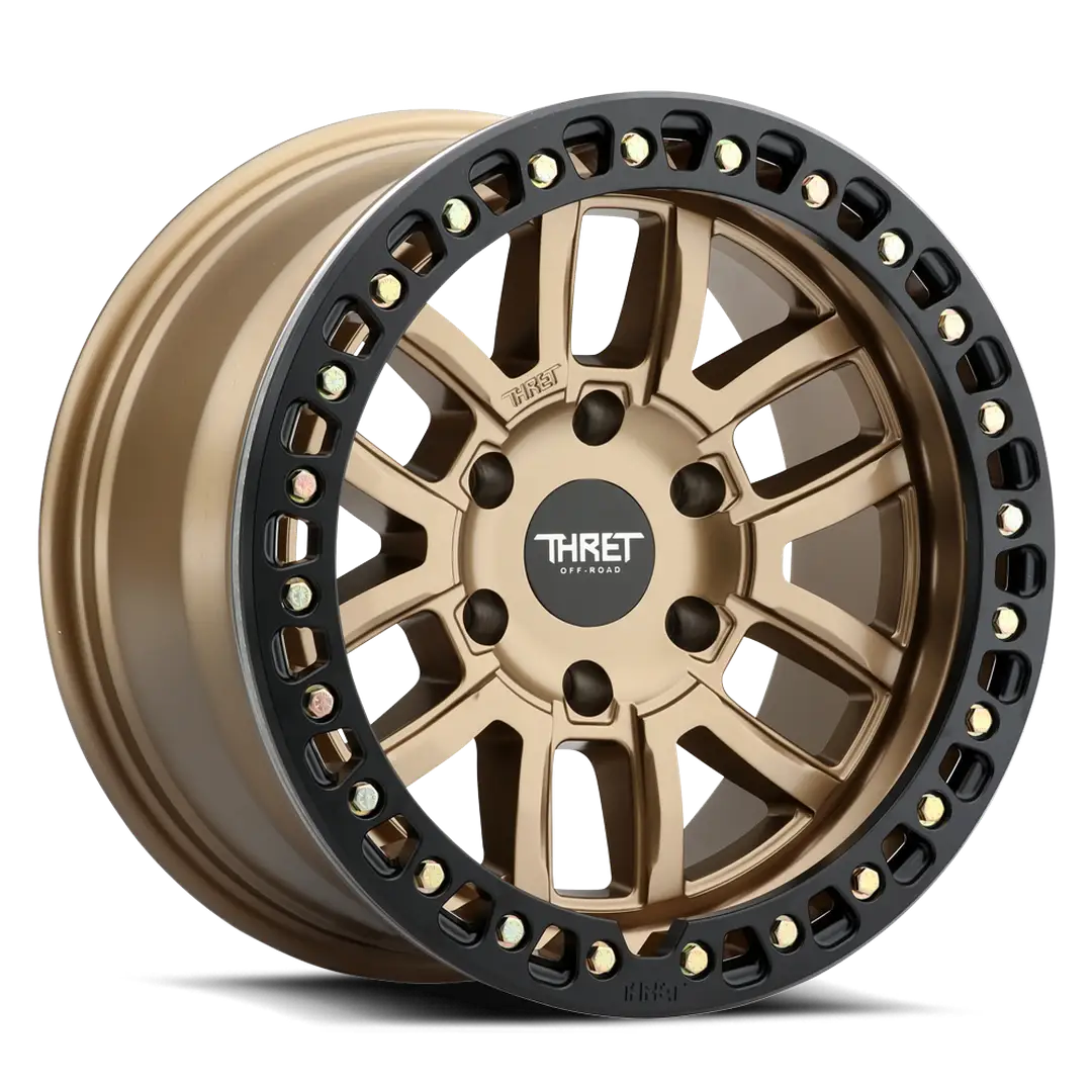 Llantas THRET 602 Maze Beadlock Satin Bronze 6 hoyos - 1