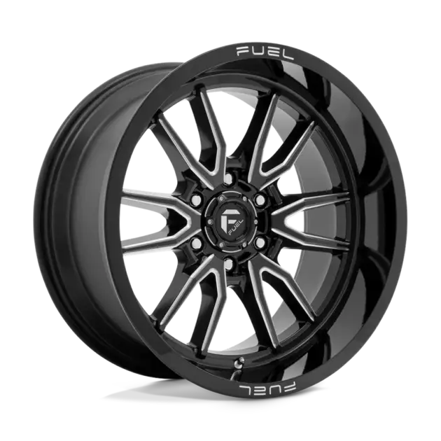 Llantas Fuel Clash aro 17x9 apernadura 6x135 ET -12 Gloss Black Milled
