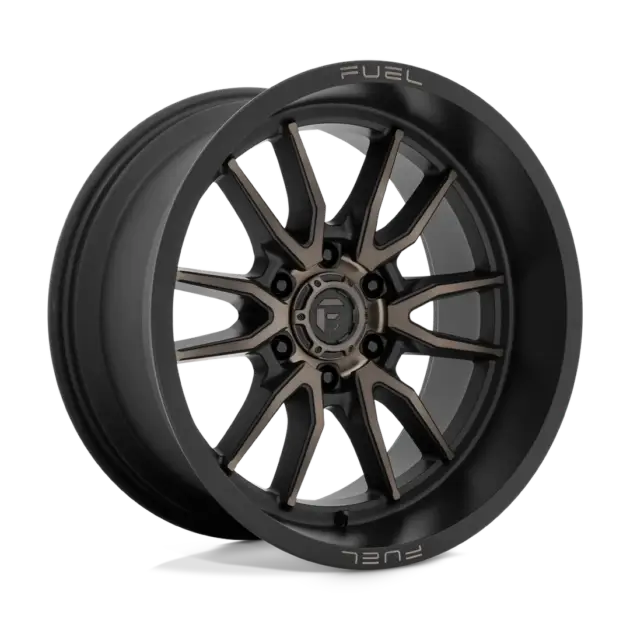 Llantas Fuel Clash aro 18x9 apernadura 6x139.7 (6x5.5) ET -12 Matte Black Double Dark Tint