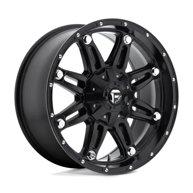 Llantas Fuel Hostage aro 20x9 apernadura 12x135/139.7 (6x5.5) ET -12 Matte Black