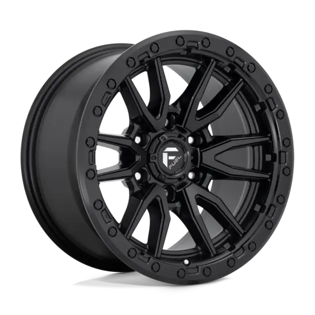 Llantas Fuel Rebel aro 17x9 apernadura 6x139.7 (6x5.5) ET -12 Matte Black