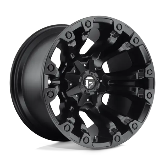 Llantas Fuel Vapor aro 17x9 apernadura 5x127 (5x5) ET -12 Matte Black