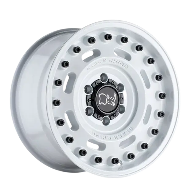 Llantas Black Rhino Axle aro 20" ancho 9.5" apernadura 5x130 ET 25 Gloss White