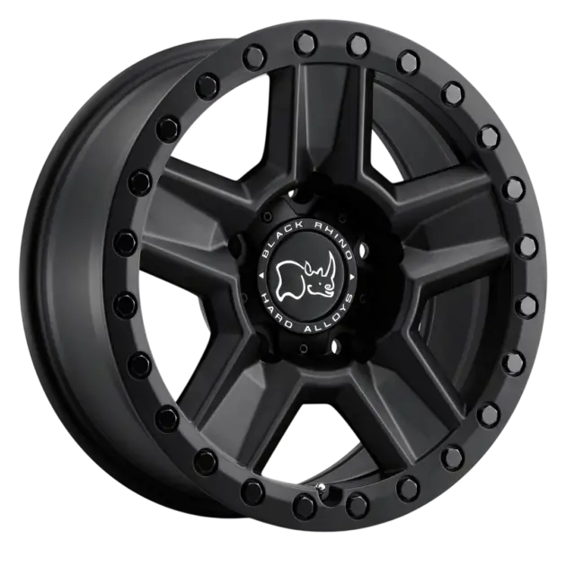Llantas Black Rhino Ravine aro 17" ancho 8.5" apernadura 6x139.7 (6x5.5) ET -18 Matte Black
