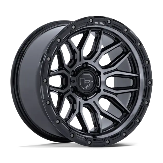 Llantas Fuel Surge aro 17x9 apernadura 6x139.7 (6x5.5) ET -12 Gloss Black Machined with GTCC