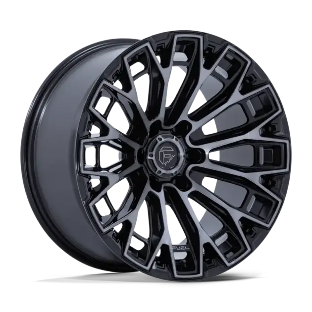Llantas Fuel Trax aro 17x9 apernadura 6x139.7 (6x5.5) ET 1 Gloss Black Machined Face DTCC
