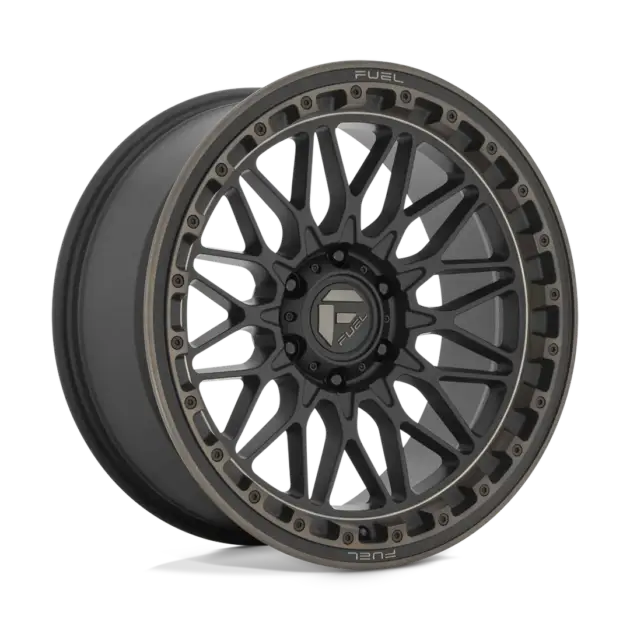 Llantas Fuel Trigger aro 17x9 apernadura 6x139.7 (6x5.5) ET 1 Matte Black Dark Tint