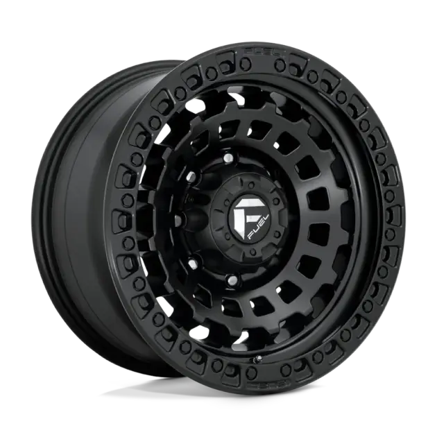 Llantas Fuel Zephyr aro 17x9 apernadura 8x165.1 (8x6.5) ET -12 Matte Black